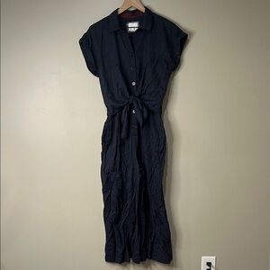 Ett:twa by Anthropologie Jumpsuit Pattern Women’s US 8 Navy
